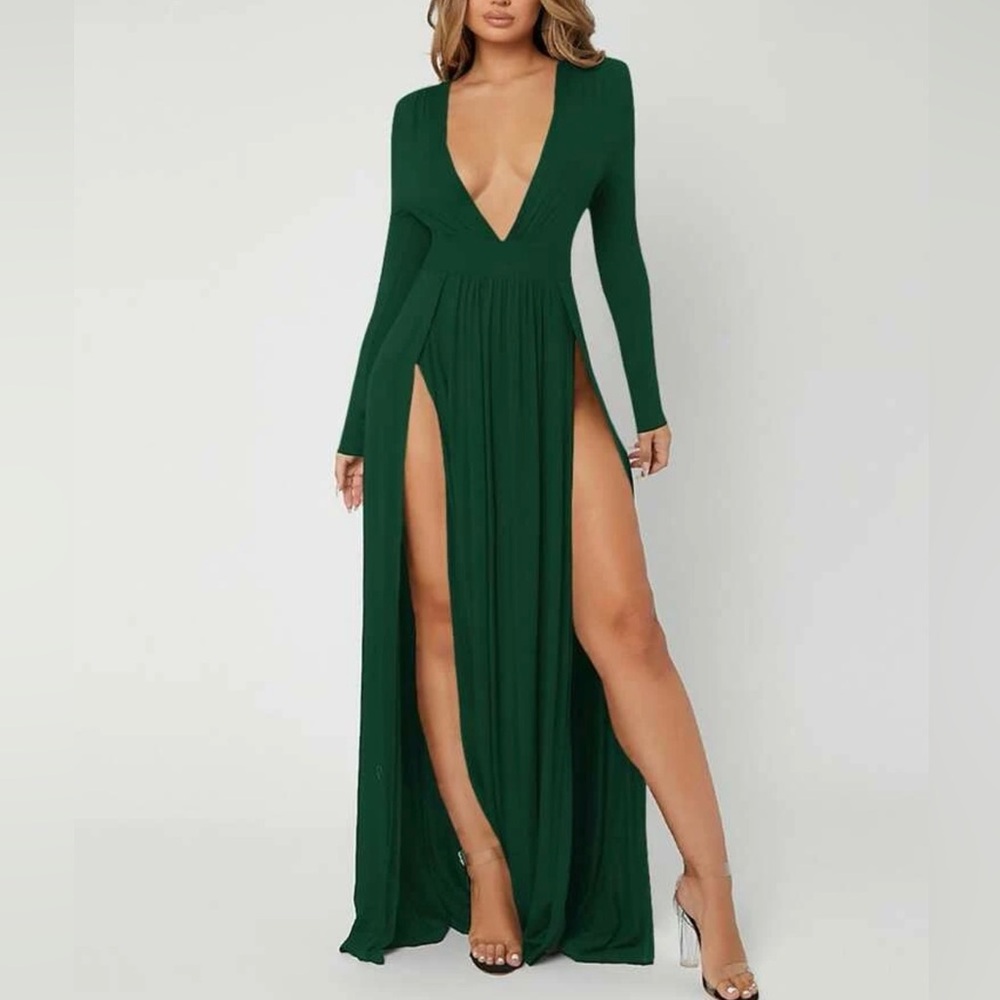 Beautiful Dress by Shein in Forest Green NWT no longer available